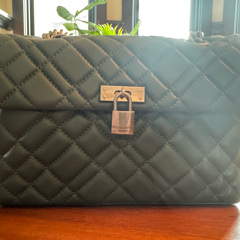Kurt Geiger Quilted Black Crossbody Bag
